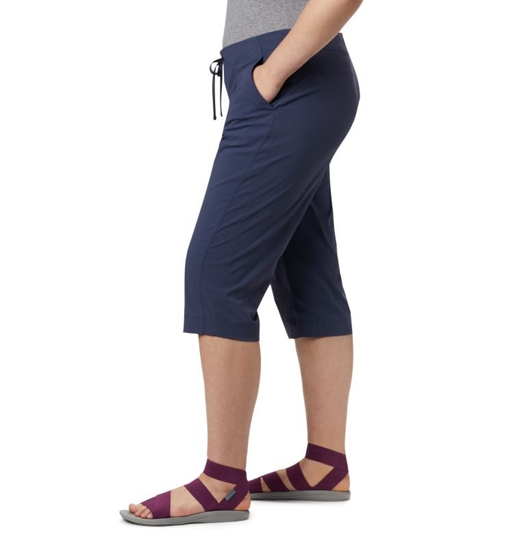 Women's Columbia Anytime Outdoor Capris Sport Pants Navy | Plus Size CA-GL530